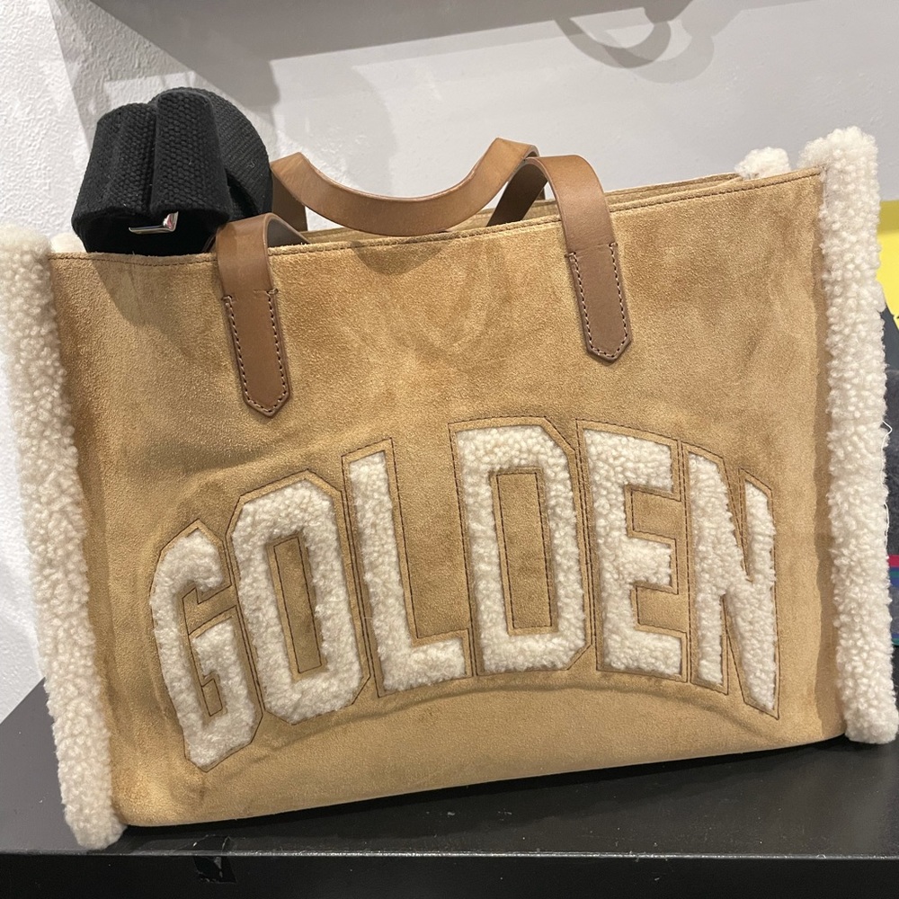 Brand new golden goose suede tote!